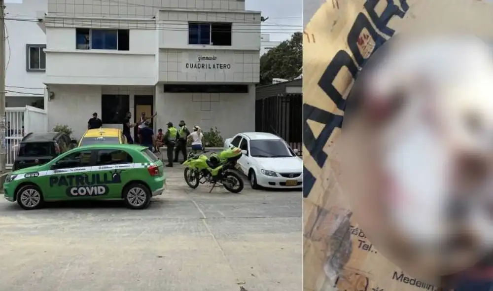 El lamentable hecho sucedió en el gimnasio Cuadrilátero, en Barranquilla. Foto: Twitter El lamentable hecho sucedió en el gimnasio Cuadrilátero, en Barranquilla. Foto: Twitter