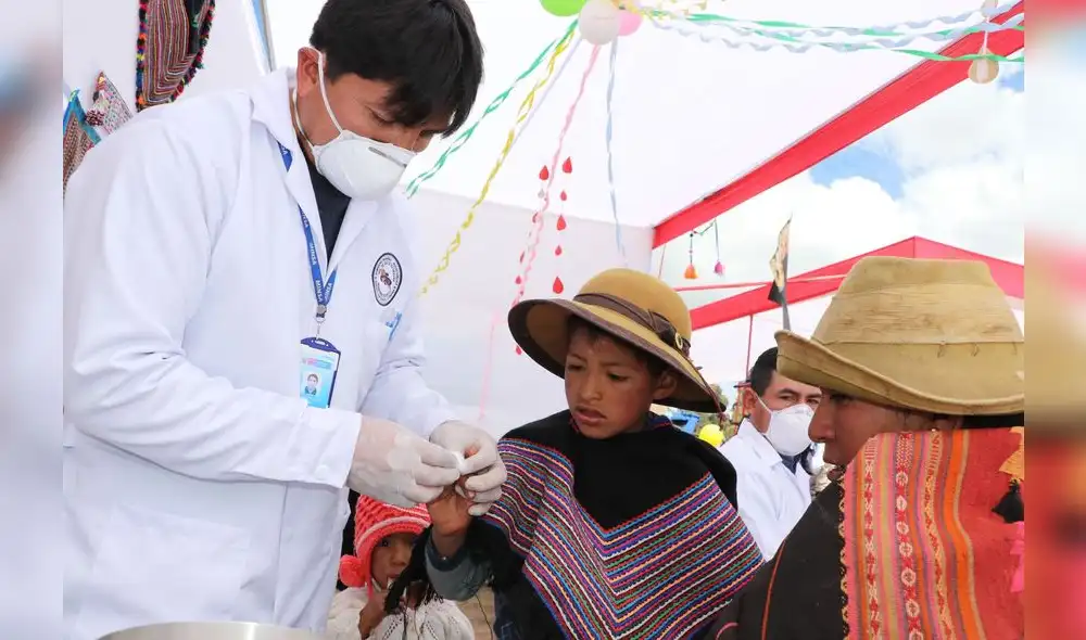 Huancavelica: DIRESA realiza jornada para combatir la anemia en población vulnerable