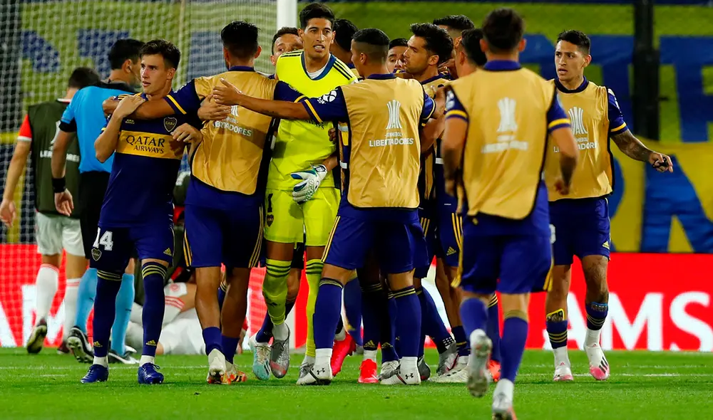 Boca Juniors eliminó a Internacional de la Copa Libertadores y se medirá con Racing en la siguiente fase. Foto: EFE