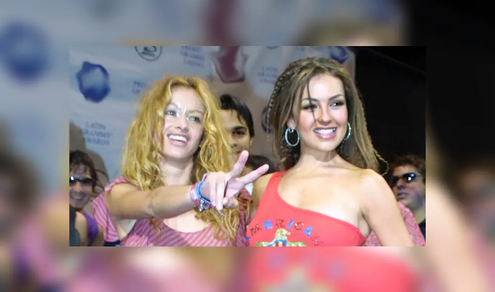 Paulina y Thalía eran como hermanas, pero esa amistad tan cercana terminó cuando empezaron a competir por protagonismo. (FOTO: Internet)