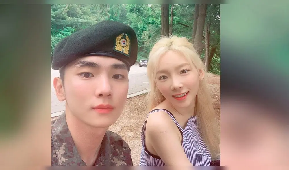 Instagram: Taeyeon y Key en el Ejército