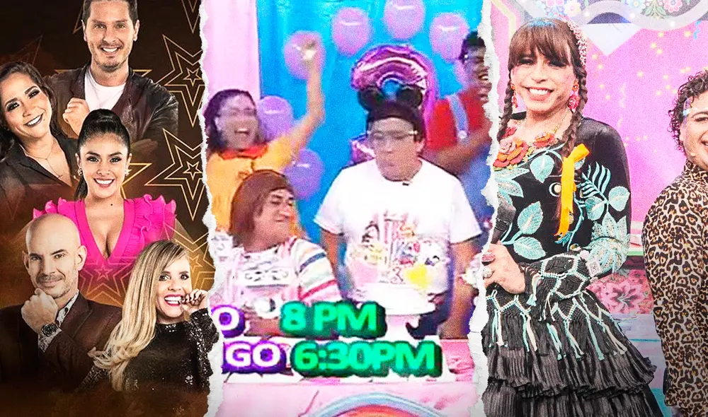 El programa de Jorge Benavides logró más sintonía que el de Ernesto Pimentel, quien celebró los 13 años de El reventonazo de la Chola en América TV. Foto: composición de La República. El programa de Jorge Benavides logró más sintonía que el de Ernesto Pimentel, quien celebró los 13 años de El reventonazo de la Chola en América TV. Foto: composición de La República.