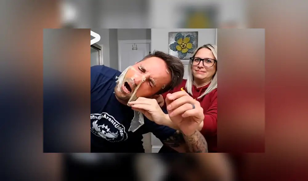 Desliza para ver las imágenes más divertidas del video que se hizo viral en Facebook.