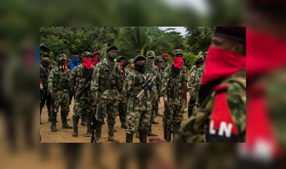 La guerrilla del Ejército de Liberación Nacional (ELN), las FARC y la AGC imponen el miedo en la población durante la cuarentena. Foto: AFP