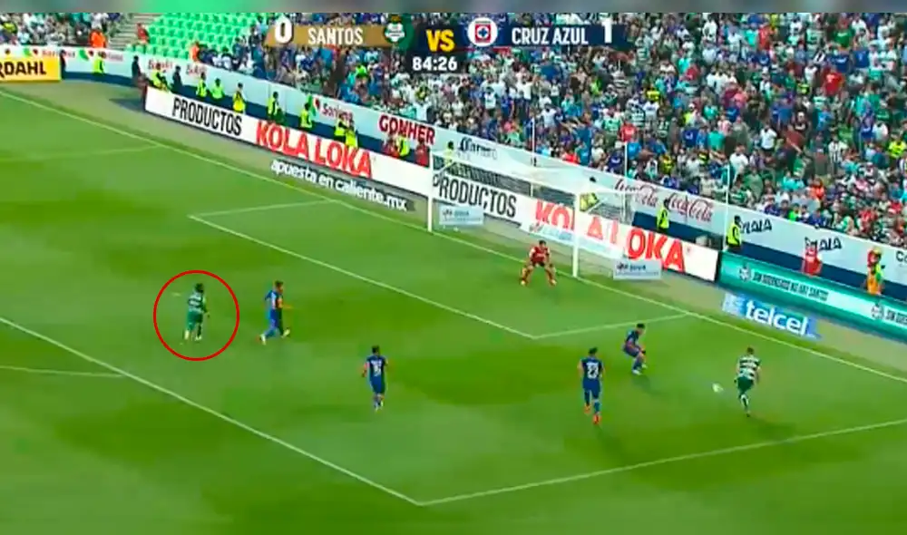 Cruz Azul vs Santos Laguna: Deinner Quiñones decretó el 1-1 sobre el final [VIDEO]