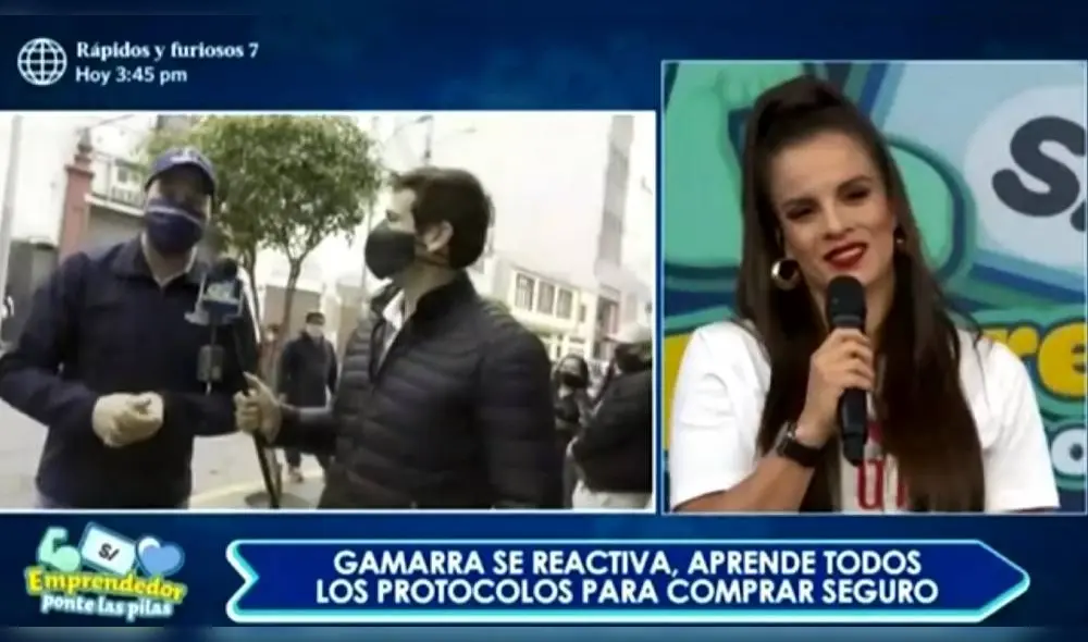 George Forsyth le dice a Alejandra Baigorria que solo la ve como amiga.