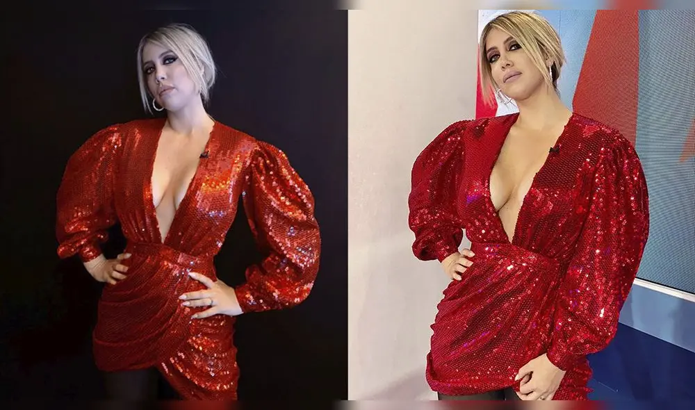 Instagram: Wanda Nara sorprende con atrevido outfit navideño