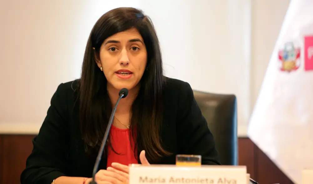 Ministra María Antonieta Alva. Foto: John Reyes Mejía.
