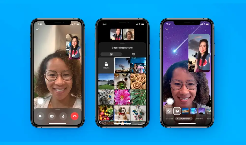 Podrás poner fondos virtuales personalizados. | Foto: Facebook Podrás poner fondos virtuales personalizados. | Foto: Facebook