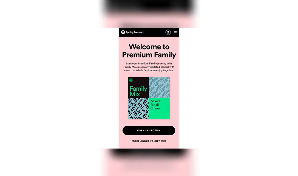Conoce el nuevo Plan Familiar Premium de Spotify. Conoce el nuevo Plan Familiar Premium de Spotify.