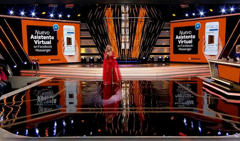 Gisela Valcárcel inicia "El artista del año: El dúo perfecto" con sexy vestido rojo 