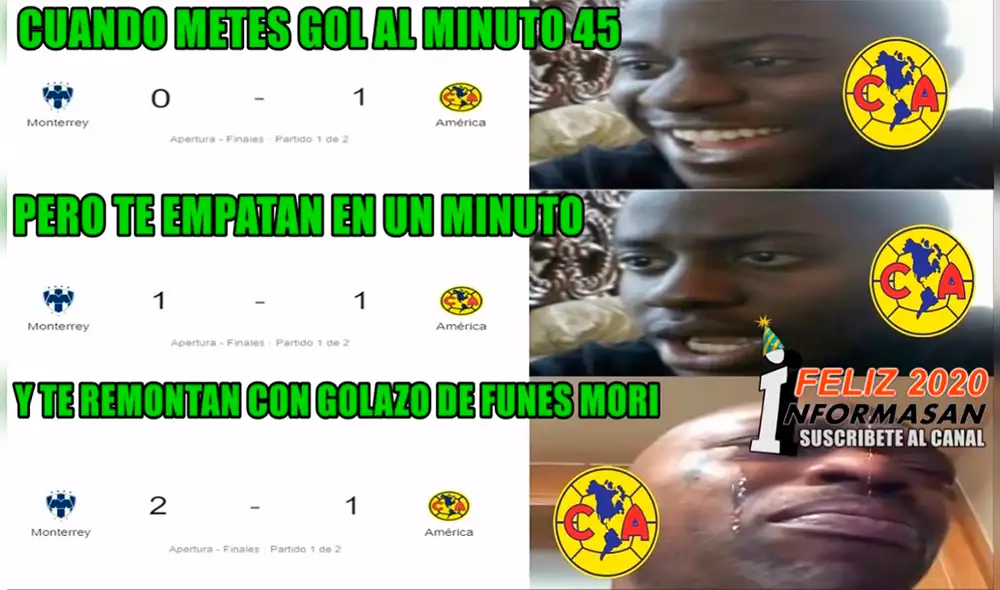 América vs. Monterrey: memes en la previa de la segunda final. América vs. Monterrey: memes en la previa de la segunda final.