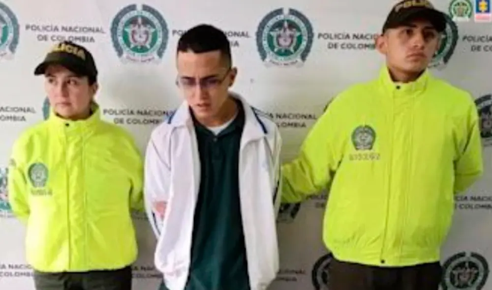 Jherson Felipe Chavarro es presunto responsable de someter a su compañera sentimental. Foto: Fiscalía General de la Nación, Colombia