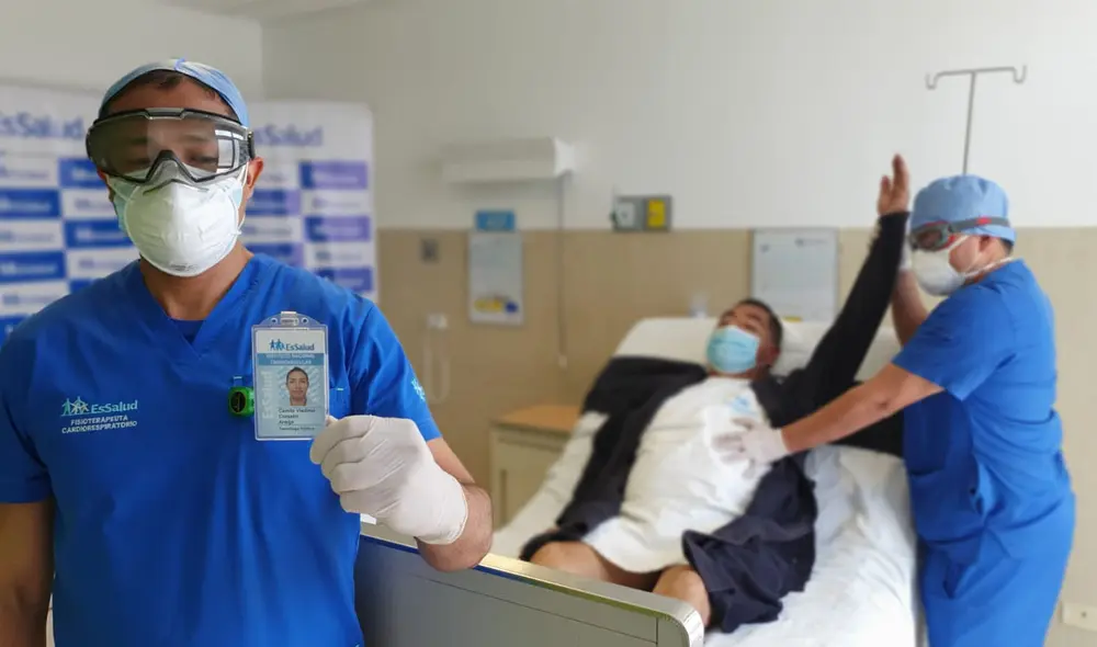 Terapia física en INCOR de EsSalud | Créditos: Jessica Merino/ URPI-GLR