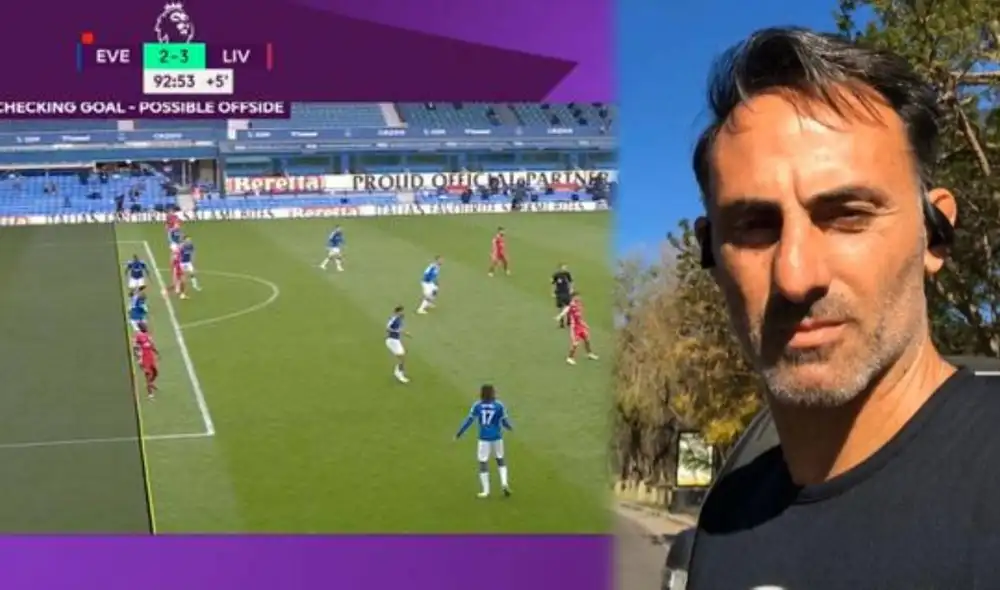 VAR anuló el gol de la victoria de Jordan Henderson en el duelo ante el Everton. Foto: Captura de ESPN 2 VAR anuló el gol de la victoria de Jordan Henderson en el duelo ante el Everton. Foto: Captura de ESPN 2