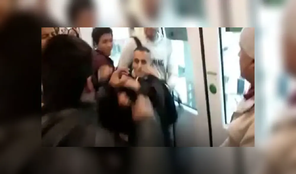 Pasajeros protagonizan pelea en el Metro de Lima [VIDEO]