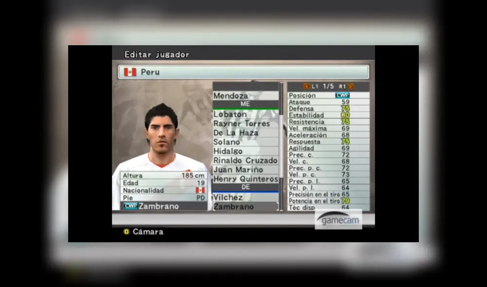 Selección peruana: La evolución física de los futbolistas de Perú en PES Selección peruana: La evolución física de los futbolistas de Perú en PES