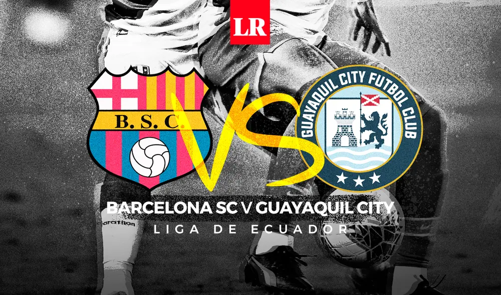 Barcelona SC y Guayaquil City se enfrentan en la fecha 12 de la segunda fase de la LigaPro. Foto: composición de Fabrizio Oviedo