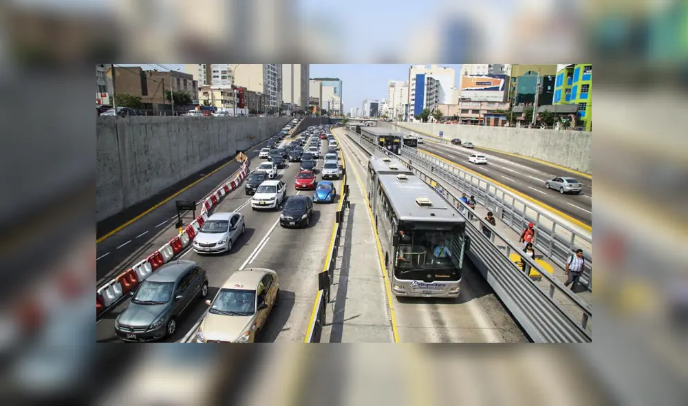 Vía Expresa: construcción de nuevos puentes provocan caos vehicular [VIDEO y FOTOS]