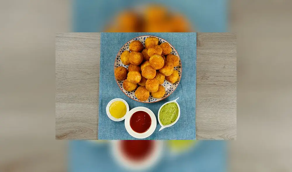Bolitas de yuca con queso andino