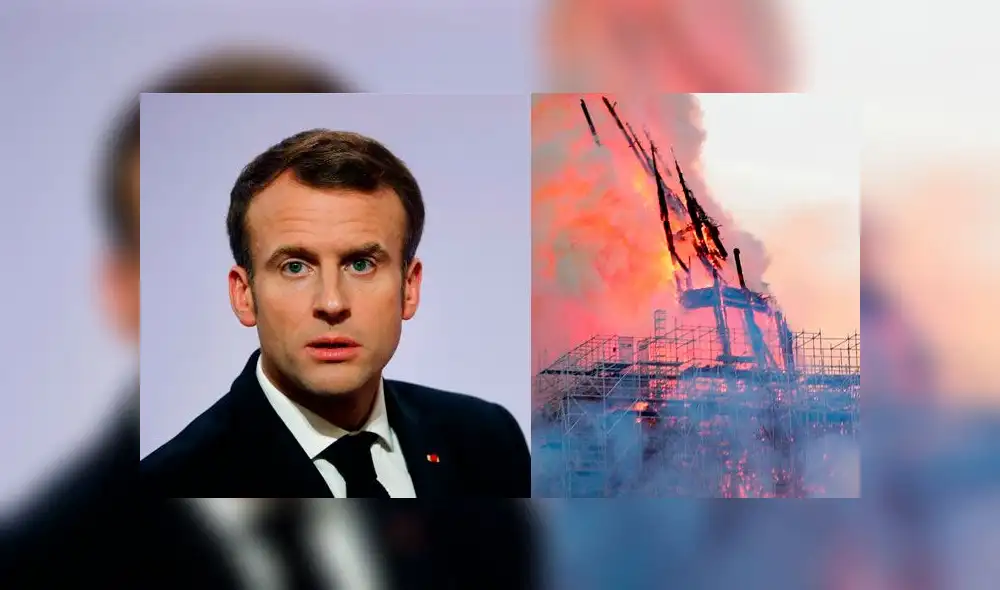 Polémica: Macron 'arde' en la portada de Charlie Hebdo tras incendio en Notre Dame [FOTO]