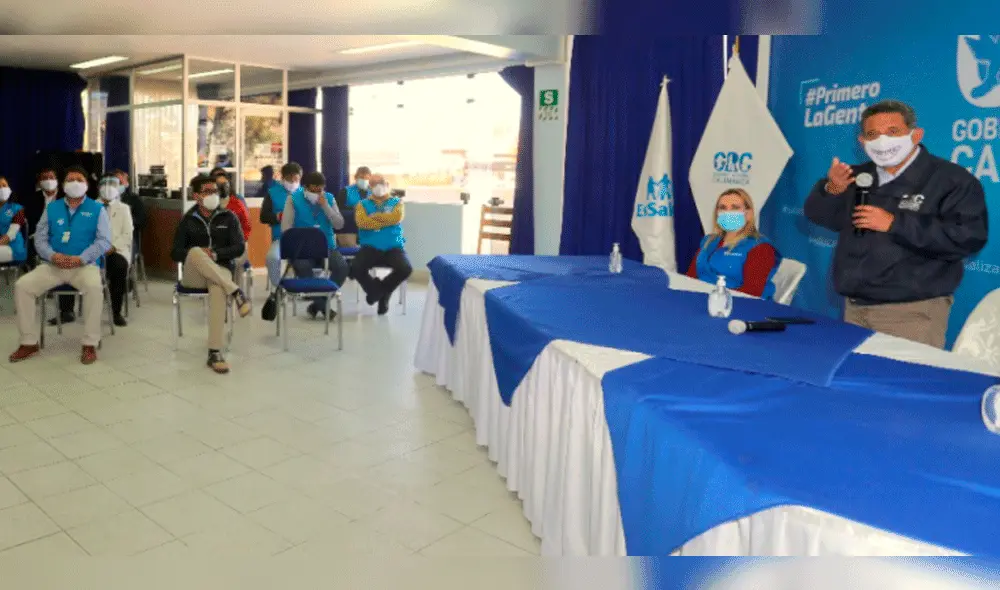 Mesías Guevara resaltó la importancia del acuerdo institucional en el estado de emergencia. Foto: Gobierno Regional de Cajamarca