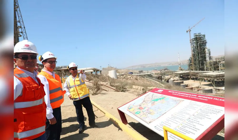 Refinería de Talara: construcción tiene un avance integral de 70,94%
