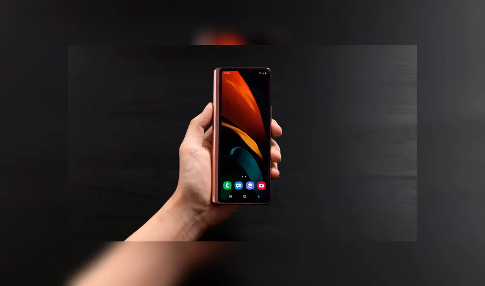 Diferencia entre el Galaxy Z Fold 2 y su predecesor. Foto: Samsung.