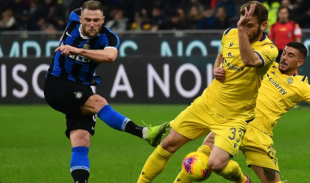 Sigue aquí EN VIVO ONLINE el partido Inter vs. Verona por la jornada 31 de la Serie A de Italia. | Foto: AFP Sigue aquí EN VIVO ONLINE el partido Inter vs. Verona por la jornada 31 de la Serie A de Italia. | Foto: AFP