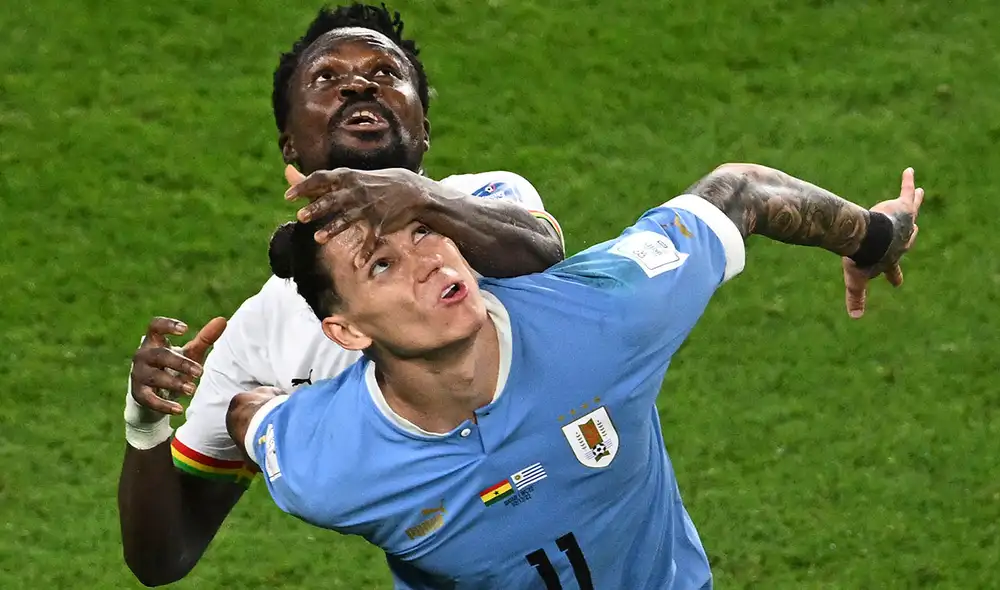 La selección de Uruguay encontró su primer gol del Mundial gracias a Giorgian de Arrascaeta. Foto: AFP