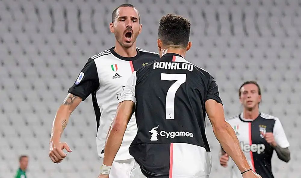 Cristiano Ronaldo pone el 1-1 en el Juventus vs. Atalanta. | Foto: Juventus