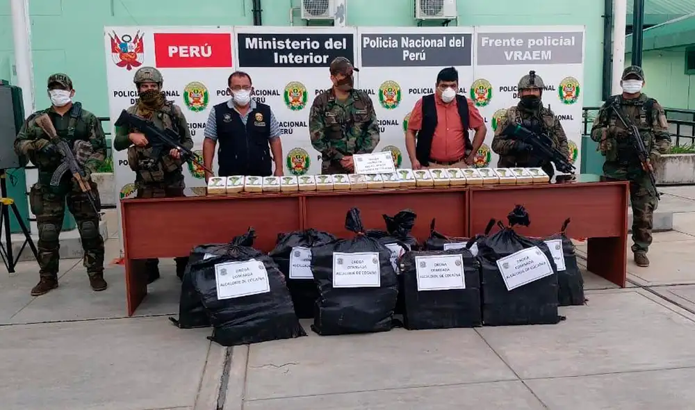 Miembros de las Fuerzas Armadas (FF.AA.) y la Policía Nacional del Perú (PNP) participaron del operativo. Foto: Ministerio del Interior