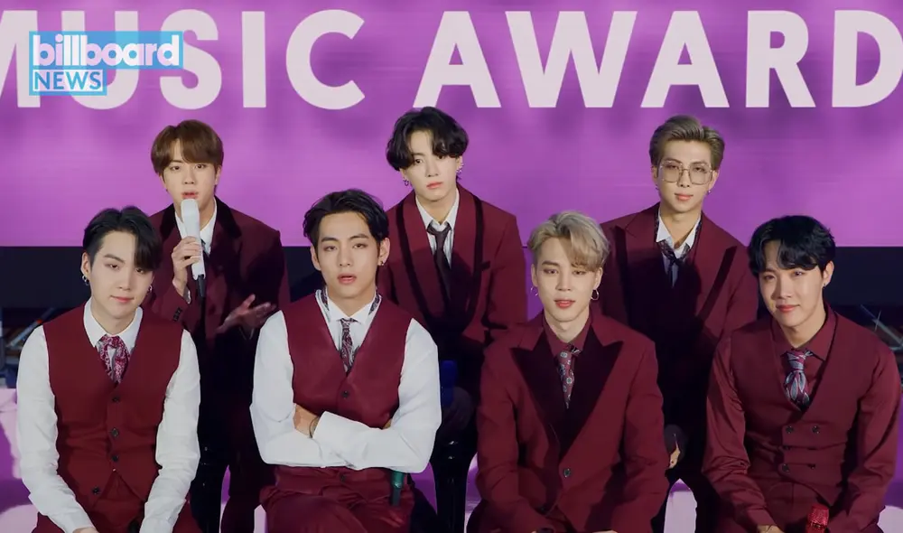 Desliza para ver más imágenes promocionales para los BBMAs que protagonizó BTS. Foto: Billboard / Big Hit