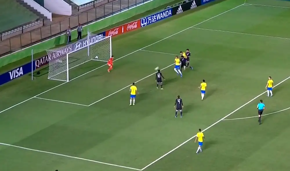 Bryan Gonzalez marcó el 1-0 del México vs Brasil por la final del Mundial Sub-17. Bryan Gonzalez marcó el 1-0 del México vs Brasil por la final del Mundial Sub-17.