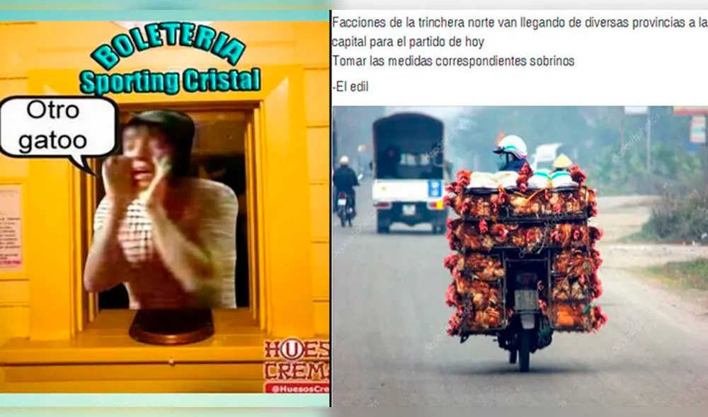 Mira los hilarantes memes de la previa del Sporting Cristal vs Universitario