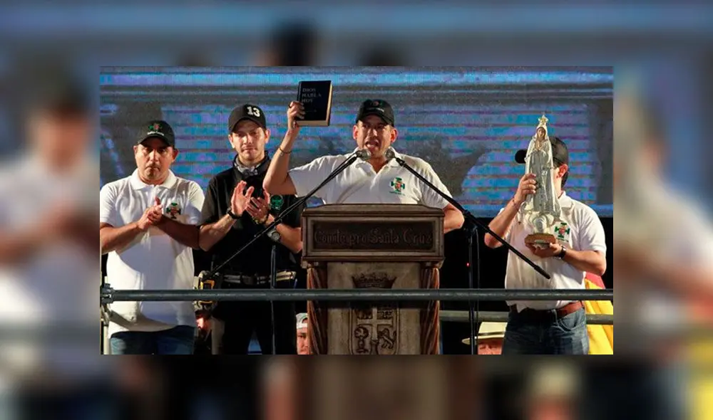 Luis Fernando Camacho, líder de la oposición boliviana. Foto: AFP Luis Fernando Camacho, líder de la oposición boliviana. Foto: AFP