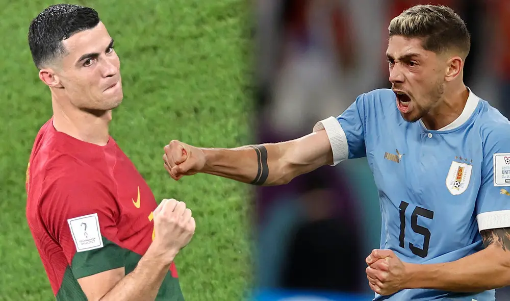 Portugal vs. Uruguay: ambas escuadras se enfrentan por el grupo H. Foto: composición de La República/EFE
