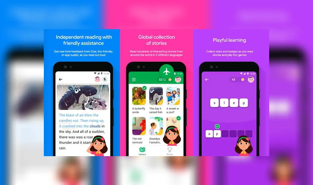 Google lanza aplicación que ayuda a aprender a leer a los niños [FOTOS]