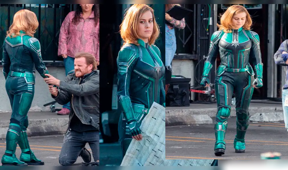 Capitana Marvel: Filtran nuevas imágenes de la película [VIDEO]