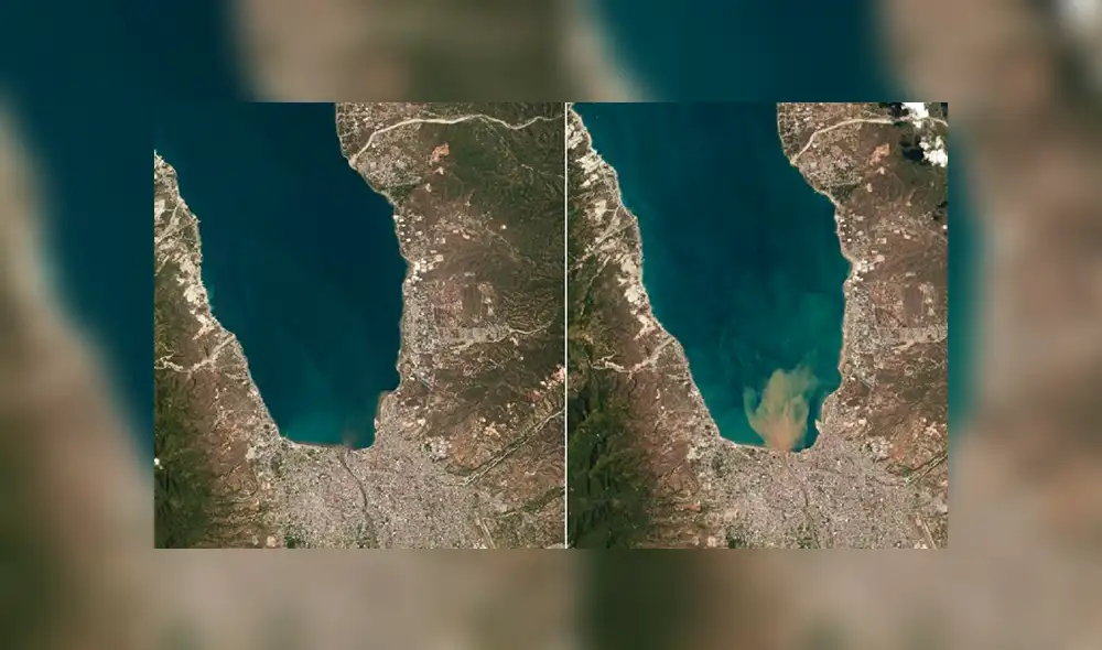 Indonesia: el impactante antes y después del terremoto y tsunami que azotó al país