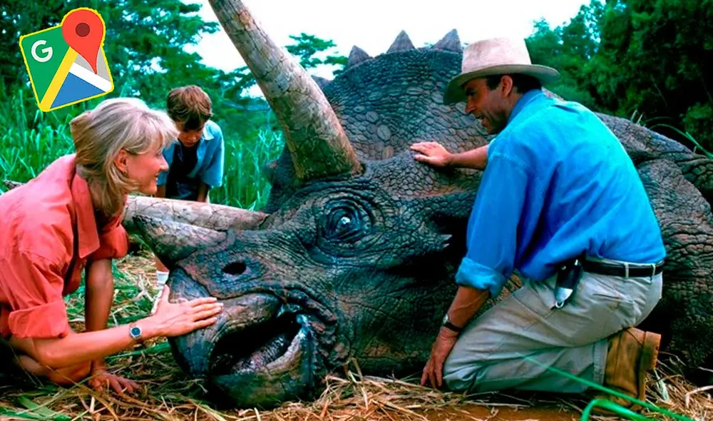 Desliza las imágenes para ver dónde está ubicada la isla donde se filmó la saga Jurassic Park. Foto: captura de Google Maps Desliza las imágenes para ver dónde está ubicada la isla donde se filmó la saga Jurassic Park. Foto: captura de Google Maps