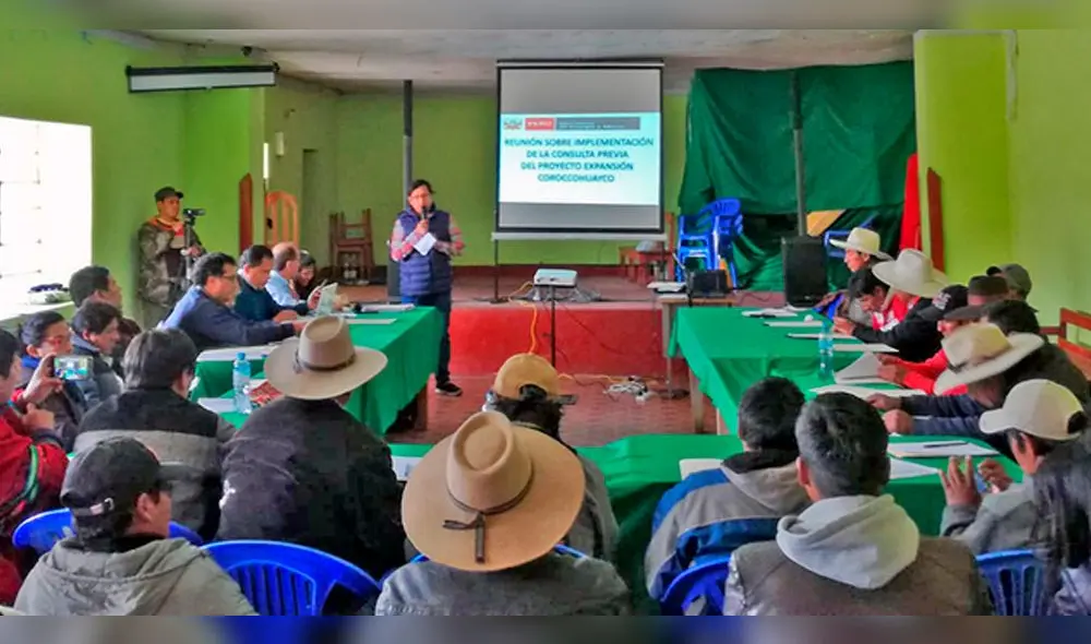 Sostienen reunión en Espinar para trata consulta previa.