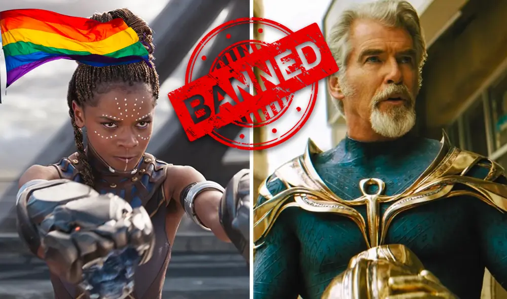 Mientras que "Black Panther 2" cierra la fase 4 del UCM, "Black Adam" sería un reinicio del DCEU. Foto: composición LR/Marvel Studios/Warner Bros.