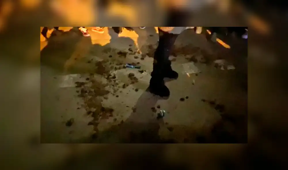 Manifestantes rodean a reportera con excremento de burro durante transmisión en vivo [VIDEO]