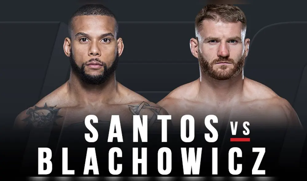 UFC FIGHT NIGHT 145 EN VIVO: Blachowicz vs. Santos luchan en Polonia