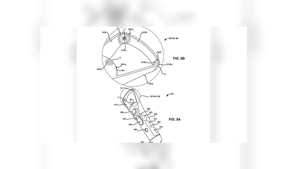 Posibles patentes del mando de PlayStation 5 que se usará para juegos de realidad virtual.