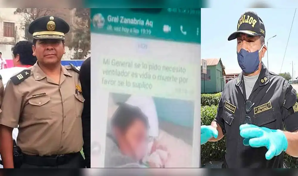 Se viralizó capturas de los mensaje de WhatsApp que el agente le envió al general de la IX Macro Regional Policial, Víctor Zanabria. Se viralizó capturas de los mensaje de WhatsApp que el agente le envió al general de la IX Macro Regional Policial, Víctor Zanabria.