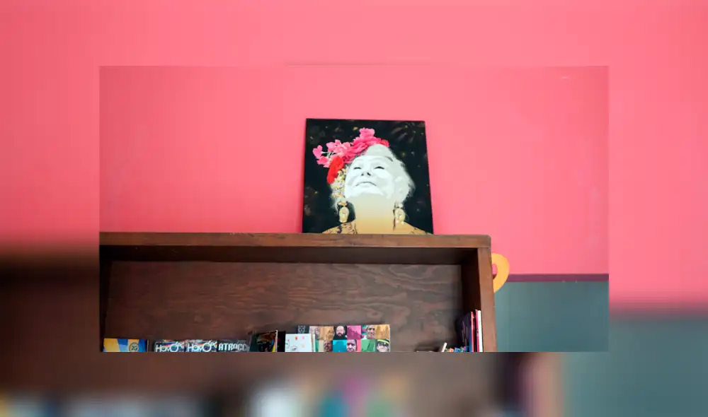 Un cuadro de Samantha Flores. Foto: Presentes. Un cuadro de Samantha Flores. Foto: Presentes.