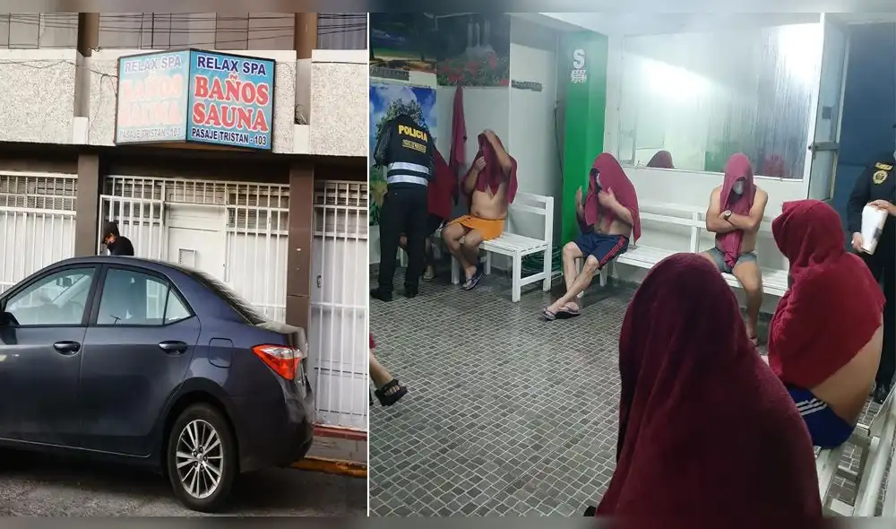 Arequipa. Presunto prostíbulo seguía atendiendo pese a la cuarentena obligatoria. Foto: PNP Arequipa. Presunto prostíbulo seguía atendiendo pese a la cuarentena obligatoria. Foto: PNP