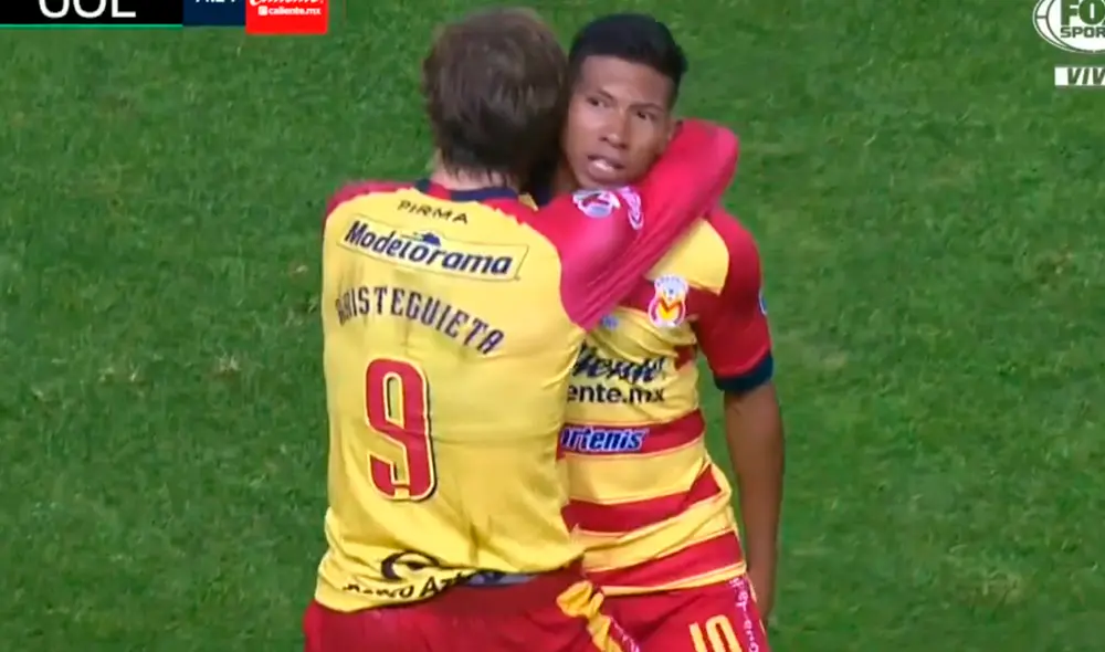 Edison Flores le dio vuelta al partido para poner en ventaja al Morelia sobre León por la Liga MX. | Foto: Fox Sports Edison Flores le dio vuelta al partido para poner en ventaja al Morelia sobre León por la Liga MX. | Foto: Fox Sports
